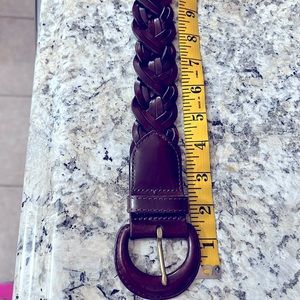 Coach Braided leather Belt 8570